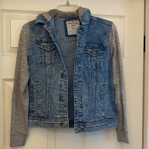 Jean Hoodie Kids Jacket Abercrombie & Fitch